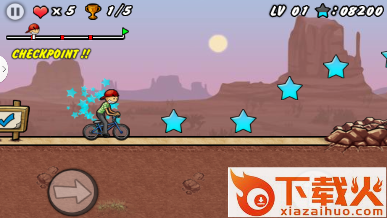 跑酷自行车2手游截图2