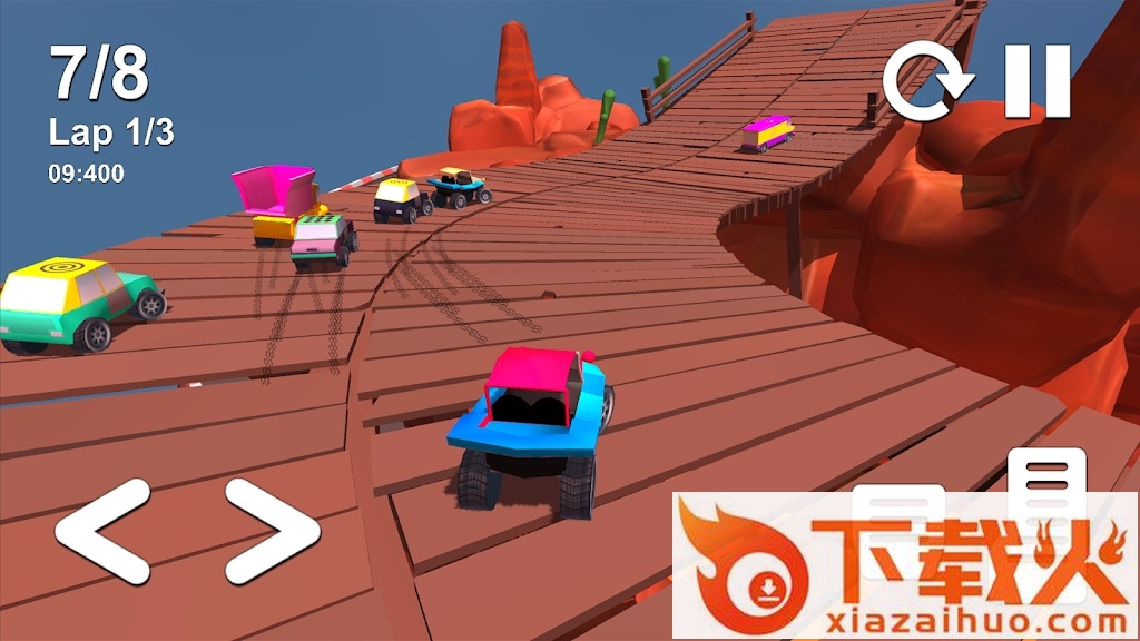 火箭赛车竞速挑战(Rocket Races Car Racing Game)截图2