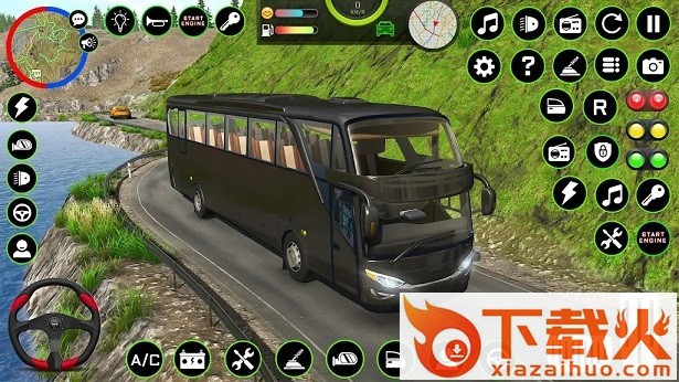 越野巴士模拟器3D(Offroad Bus Simulator Games 3D)截图1