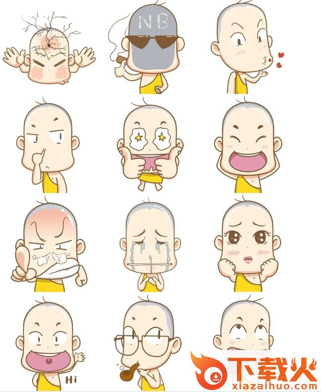 小光头系列表情包