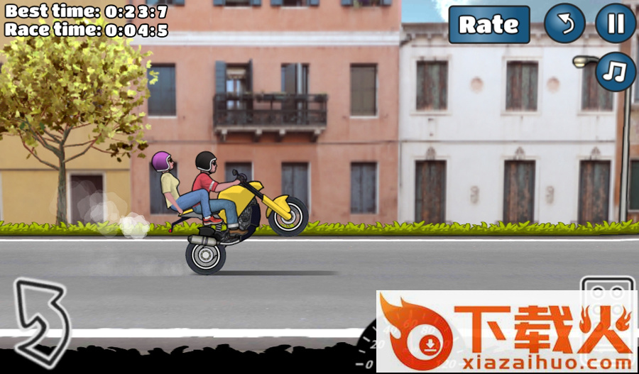 Wheelie Challenge游戏中文正版(特技摩托车翘头游戏)截图2