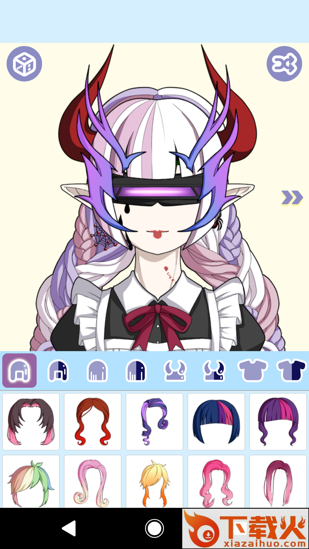 怪物女孩头像制作app截图2