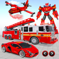 消防车机器人汽车游戏下载-消防车机器人汽车(Fire Truck Robot Car Game)v111 安卓版