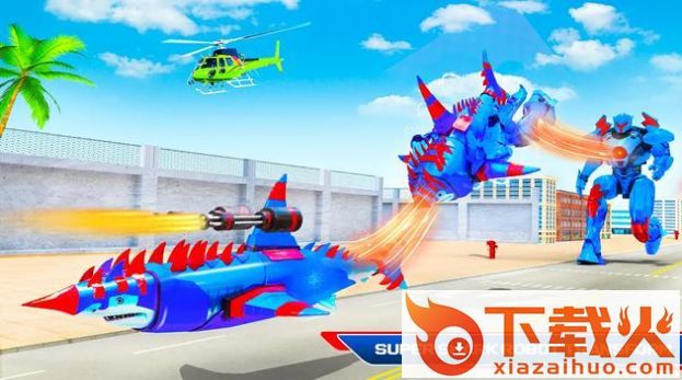 鲨鱼机器人改造Flying Shark Robot截图1