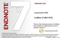 endnote x7修改版(参考文献管理工具) v17.0.0.7072 中文KEY汉化版 