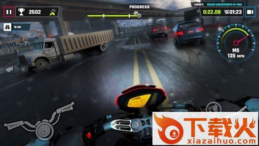 高速摩托模拟器(Highway Traffic Bike Simulator)截图1