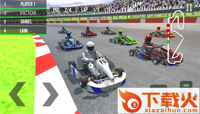 卡丁车骑士赛(Go Kart Racing Car Game)截图1