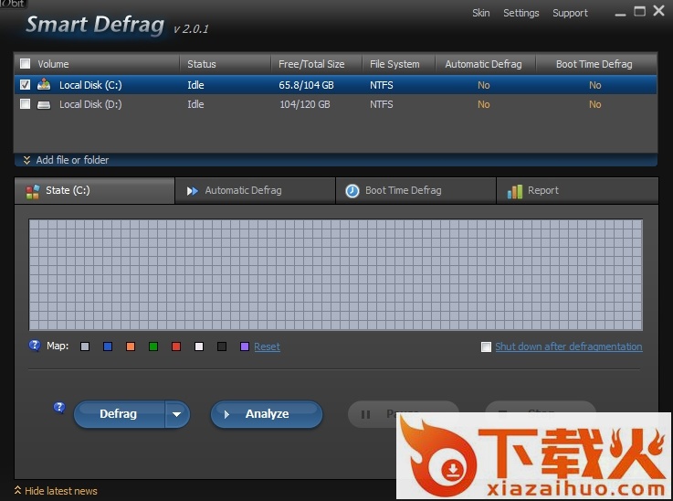 IObit SmartDefrag中文版