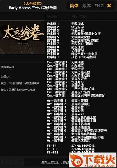 3dm太吾绘卷最新修改器 免费版 截图1