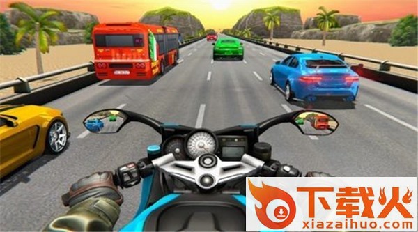 交通骑士公路赛车(Traffic Rider: Highway Race Light)截图1