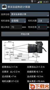景深超焦距计算器截图2