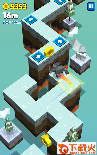 Cubie Jump(萌方跳跃游戏)截图1