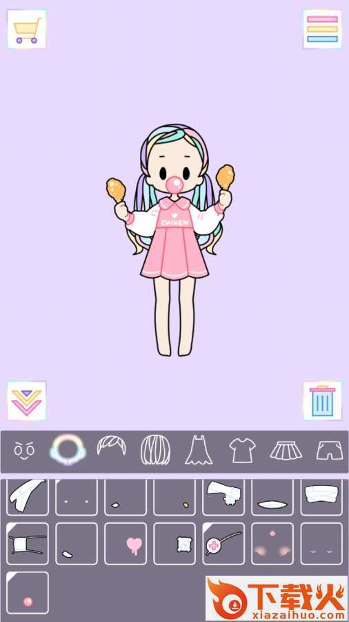 粉彩女孩汉化版截图1