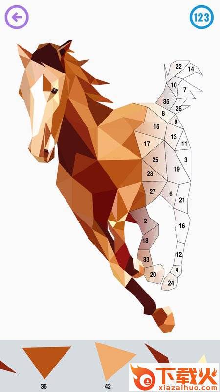 Low Poly(以数色形游戏)截图2
