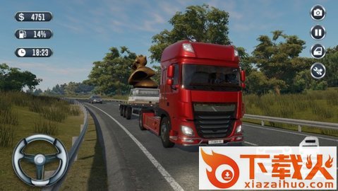 货运卡车长途运输(Truck Sim: Offroad Driver)截图1