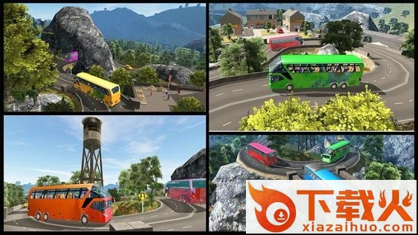 旅游巴士公路驾驶(Tourist Coach Bus Highway Driving)截图2