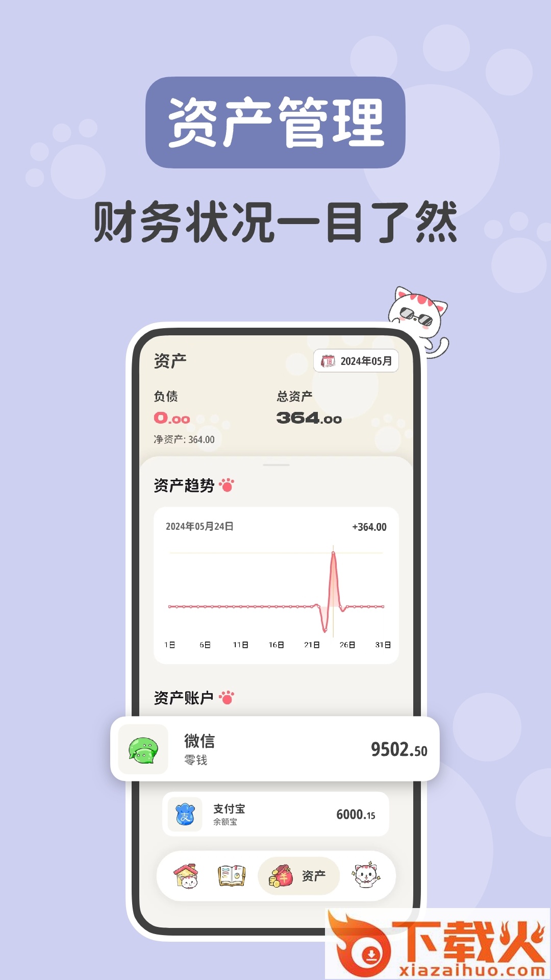 喵钱记账截图2