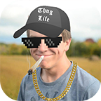 马赛克墨镜金链子雪茄p图软件-Thug life photo sticker maker马赛克墨镜软件下载v3.04 最新版