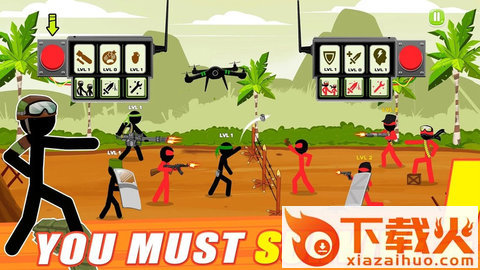 Stickman Army : Team Battle(火柴人军队团队战斗九游版)截图1