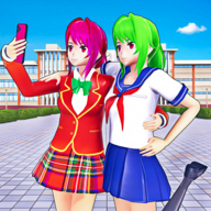 动漫高中恋爱生活游戏(Anime High School Student Life) v1.9 安卓版