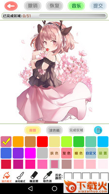 二次元壁纸涂色app截图2
