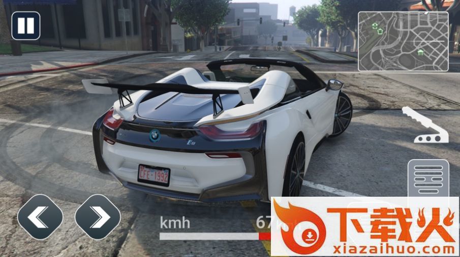 城市汽车驾驶挑战(BMW I8 Drift)截图2