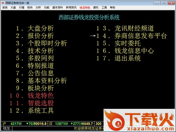 西部证券网际赢家金典版(钱龙金典合一版) 官方最新版 截图1