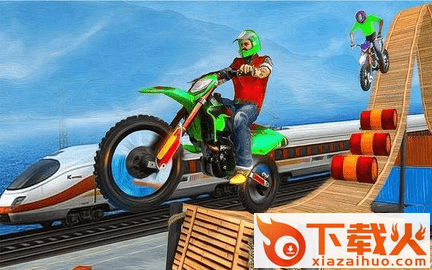 疯狂特技摩托骑手(Crazy Tricky Bike Rider)截图1