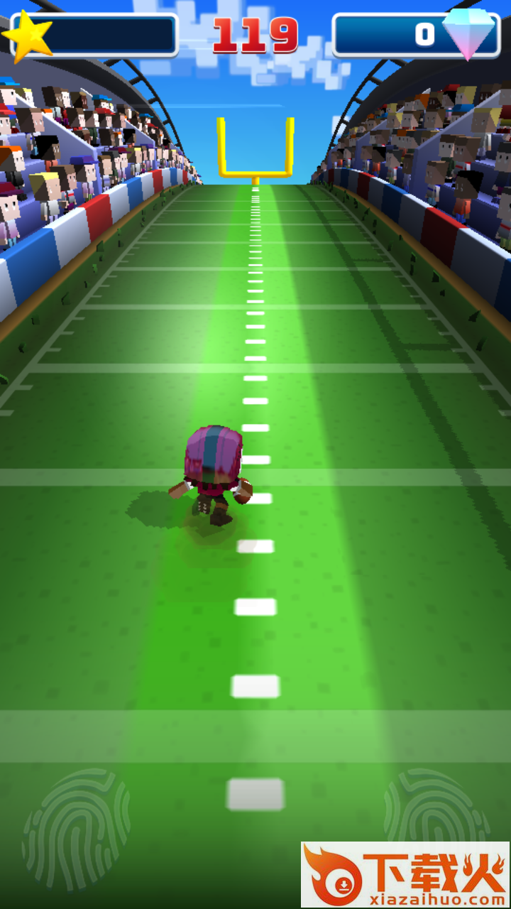 Marshawn Lynch Blocky Football(橄榄球碰手游)截图2