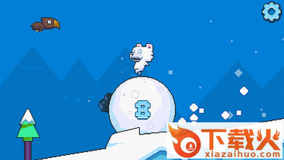 RollerPolar(笨熊滚雪球游戏下载)截图1