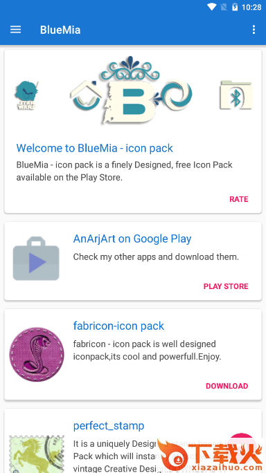BlueMia图标包截图1
