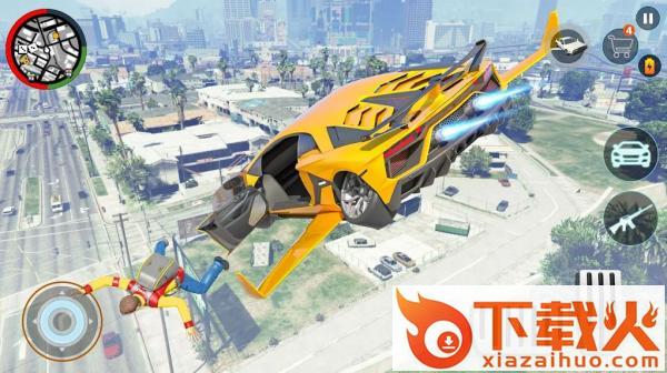 飞车机器人(Flying Car Game Robot Games)截图1
