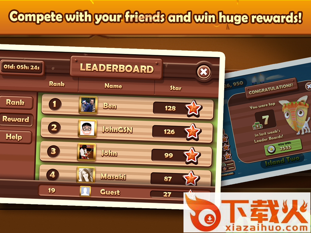 接龙纸牌Solitaire TriPeaks截图1