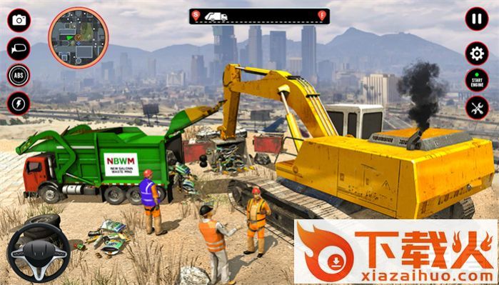 欧洲垃圾车模拟器(Euro Garbage Truck Simulator)截图1