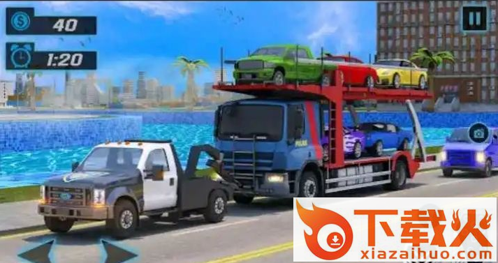 警察超级拖车(Police Transport Trailer Truck)截图1