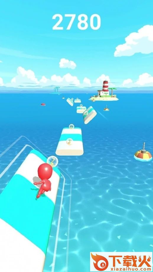 Aqua Dash 3D(水上冲浪3D)截图2
