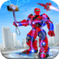 雷神英雄模拟器手机版下载-雷神英雄模拟器US Police Hammer Robot Fightingv1.11 安卓版