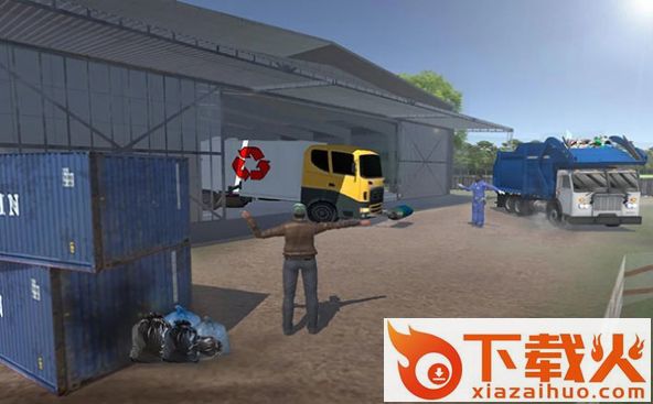 城市垃圾车模拟器(Road Garbage Dump Truck Driver)截图3