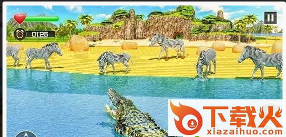 Angry Crocodile Simulator(愤怒鳄鱼模拟器下载)截图3