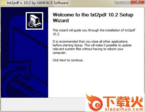 批量txt2pdf工具 v10.2 汉化版 截图1