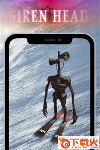 Siren Head - Snow Ski(警笛头雪地滑雪游戏最新版)截图1