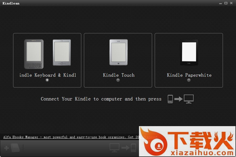 Kindlean(kindle电子书管理工具) v3.0 官方版 截图1