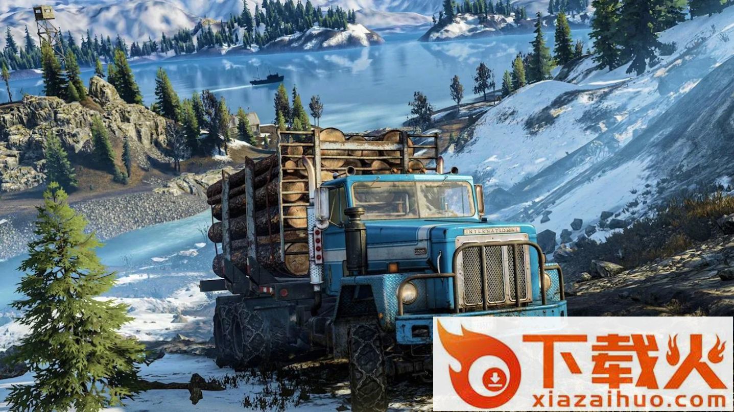 卡车汽车越野(Truckoffroadgamestowsimulator)截图2