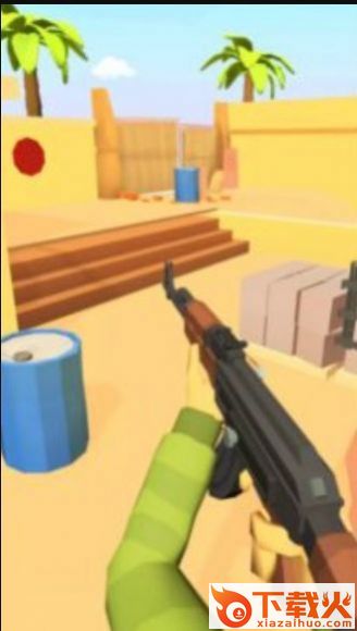 荒漠枪战袭击(Gun War Strike New Gun Shooting Games) v1 安卓版截图2