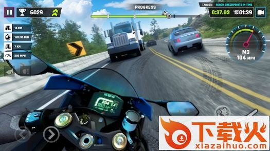 高速摩托模拟器(Highway Traffic Bike Simulator)截图2
