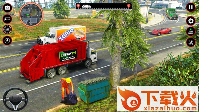欧洲垃圾车模拟器(Euro Garbage Truck Simulator)截图2