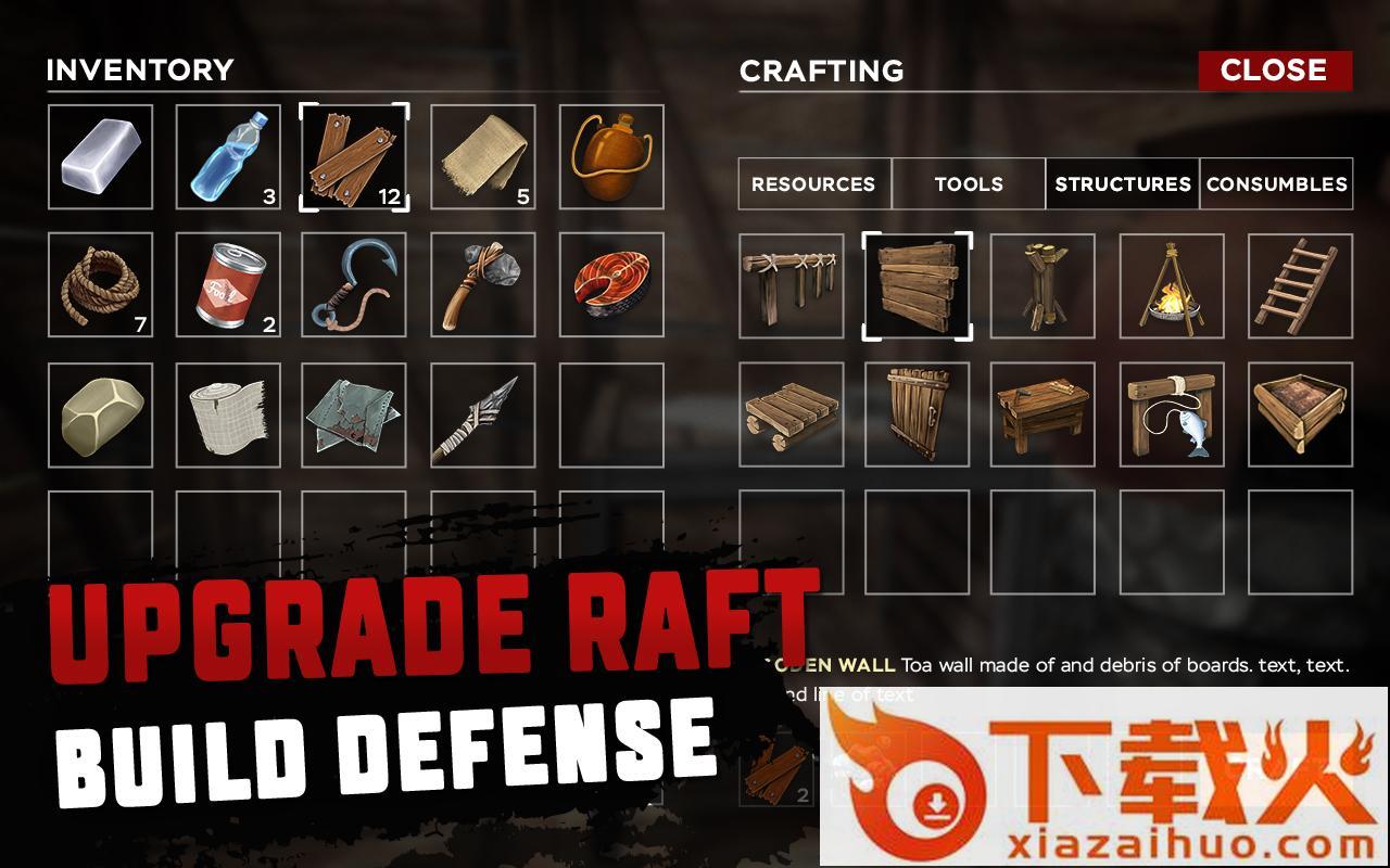 RAFT: Original survival game(筏上生存游戏新版下载)截图2