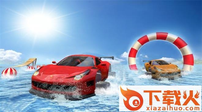 真正的水冲浪车模拟器(Real Water Surfer Car Simulator 3D)截图2