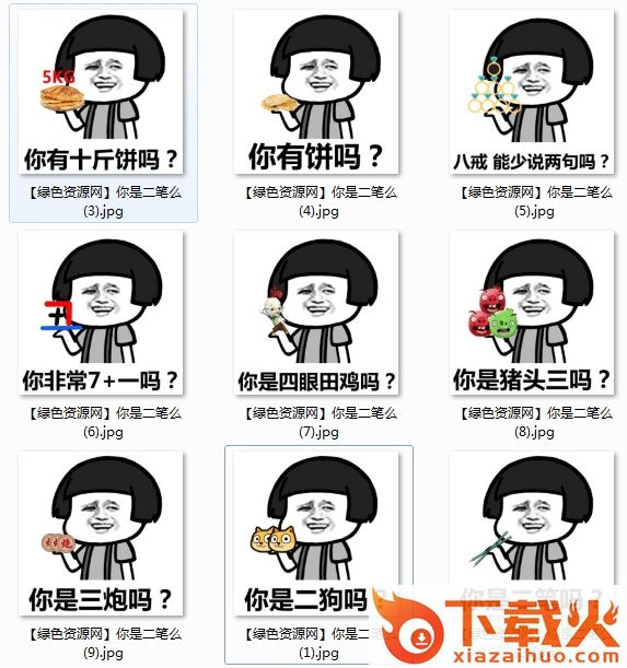 你是二笔吗表情包