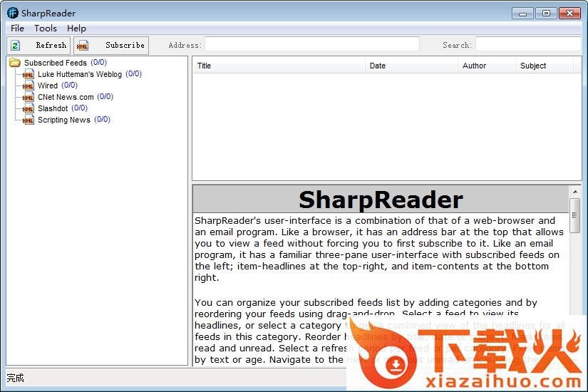 sharpreader(RSS阅读器) v2017 免费版 截图1